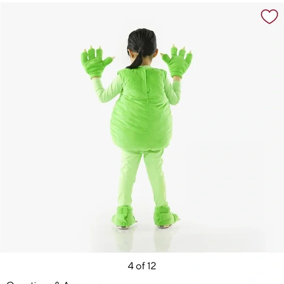 Pottery Barn Kids Mike Halloween costume‎ - Picture 3 of 10
